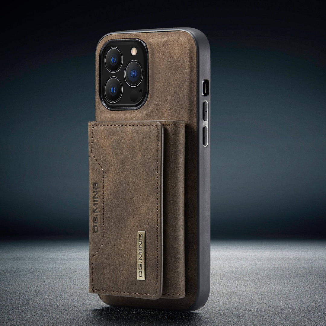 2 in 1 abnehmbares Leder Wallet Case für iPhone