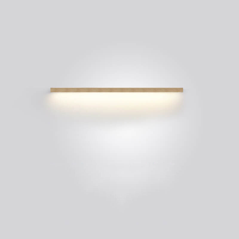 ZenBeam Japanische LED-Wandleuchte | Massivholzdesign | Modernes Akzentlicht