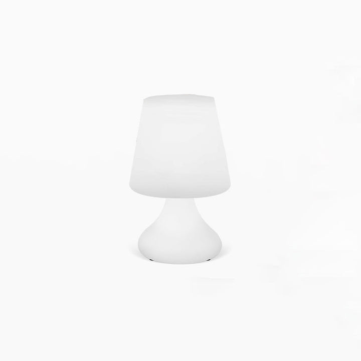 Moderne Minimalistische PE Becherform USB LED Tischlampe Nachtlicht für Außenpatio | Karnz