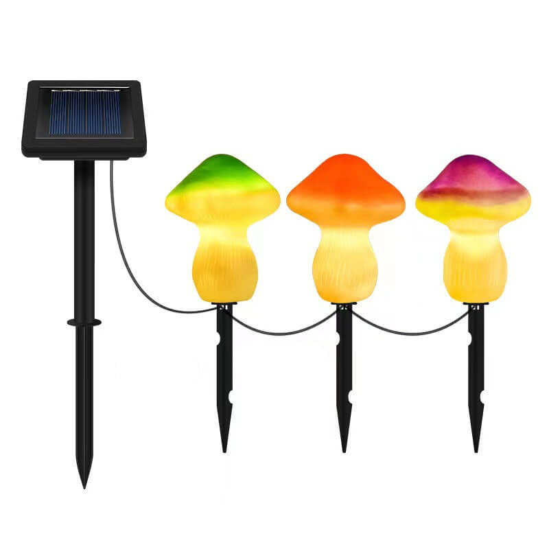 Solar Außenharz Pilz LED Gartenboden Einfügungsdekorative Landschaftslicht | Karnz