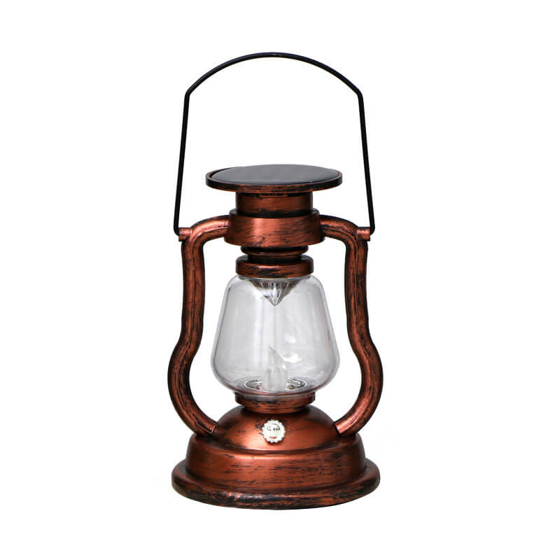 Solar Retro Kerosene Lampe Pferdelampe LED Außen Garten Patio Dekoration Tragbare Flamme Kerzenlicht | Karnz