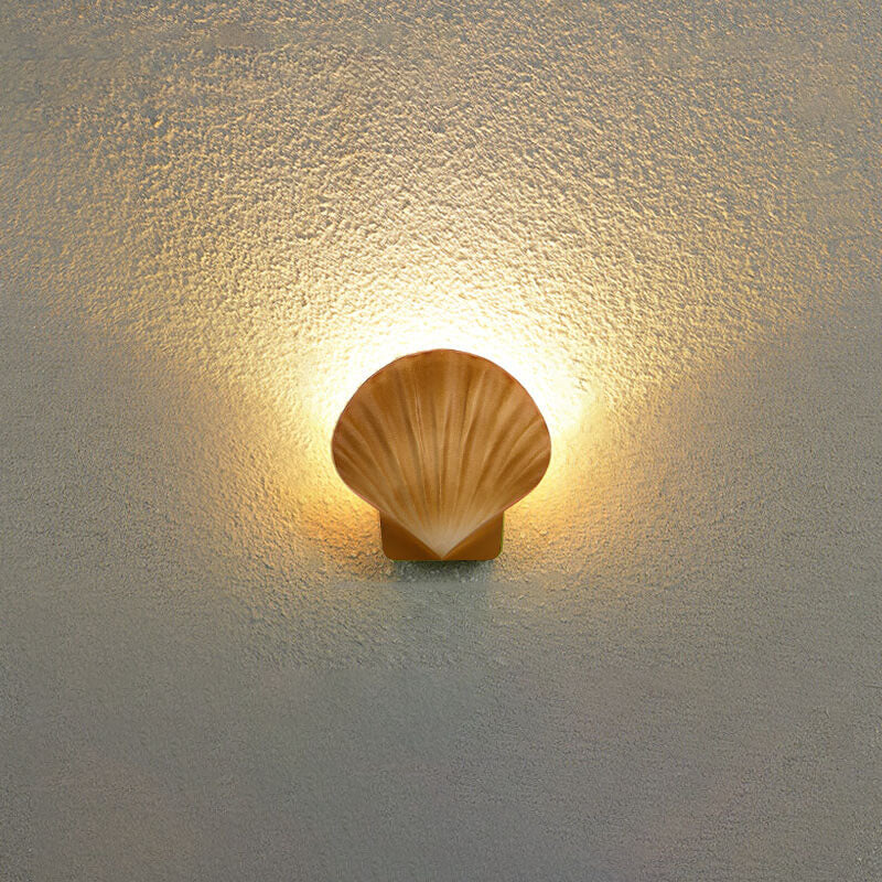Outdoor Kreatives Shell Design Aluminium LED Wasserdichte Wand Sconce Lampe | Karnz