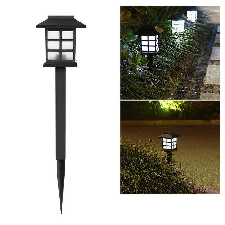 Traditionelle Rustikale Wasserdichte Solar-Haus ABS LED Außenlandschaftslicht Für Garten | Karnz