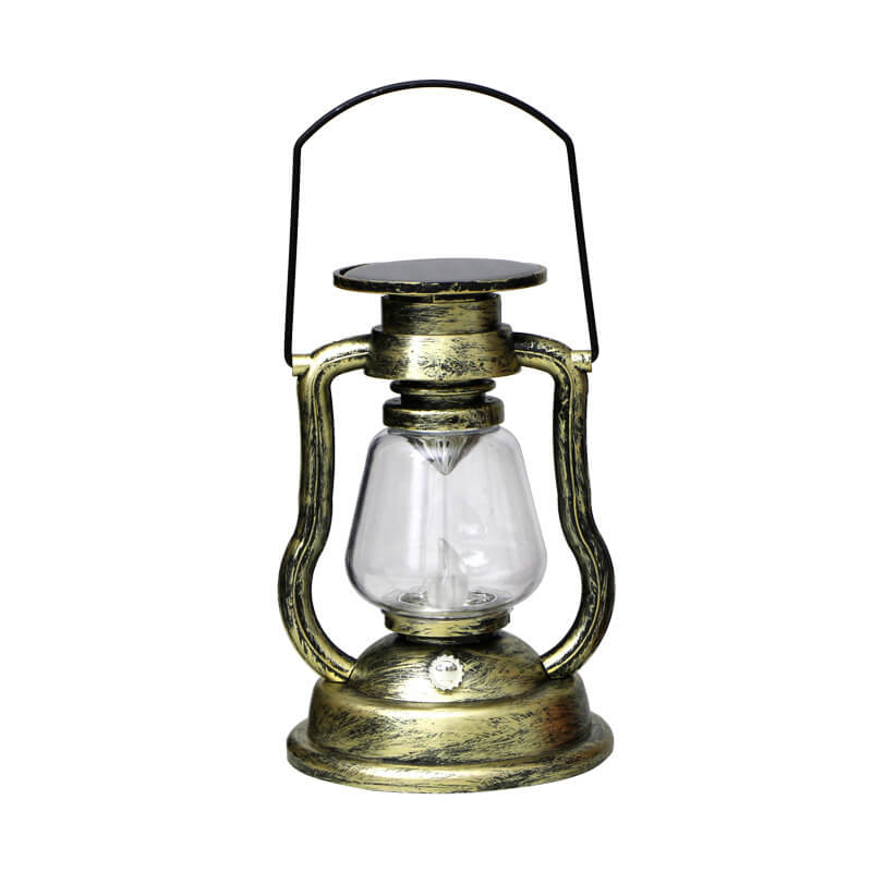 Solar-Retro-Petroleumlampe, Pferdelampe, LED-Außenbeleuchtung für Garten und Terrasse, tragbare Flammenkerzenlampe