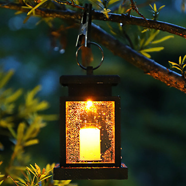 Moderne Solar Star Kerze ABS wasserdichte LED Außenlichter | Karnz