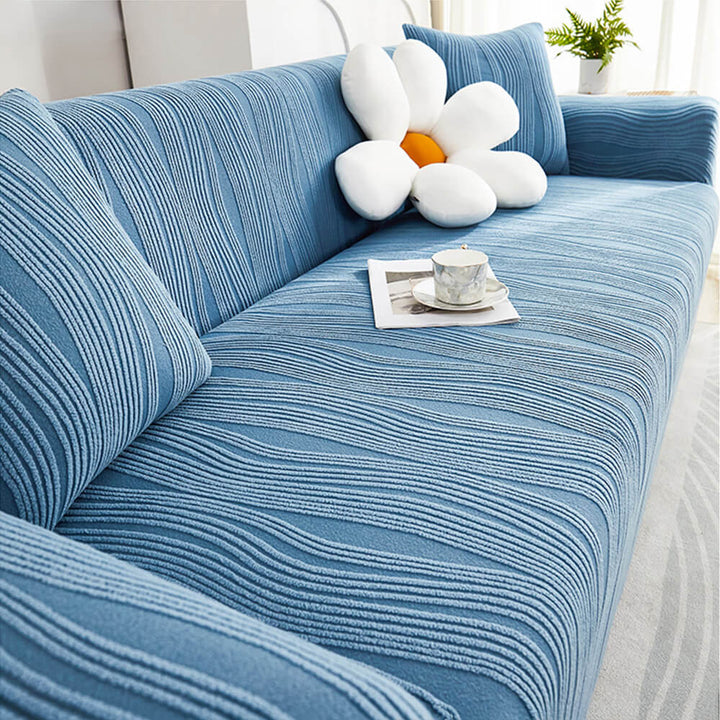 Jacquard Stretch Vollabdeckung Anti-Kratzer Couchbezug Weich Tierfreundlich | Karnz