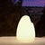 Moderne Einfachheit Kunststoff Runde Square Hand LED Tischlampe Für Outdoor Patio | Karnz