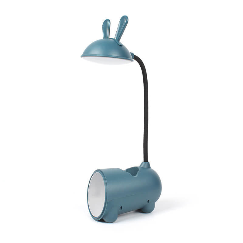 Kreative Cartoon-Hase-LED-Touch-USB-Stifthalter-Schreibtischlampe mit LED-Touch-USB-Stifthalter