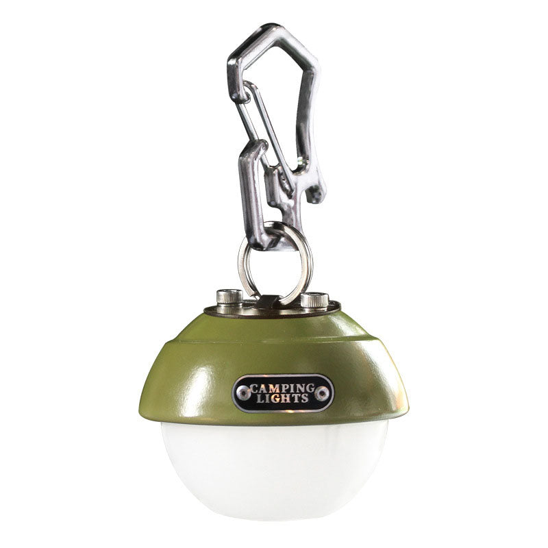 Zeitgenössische kreative wasserdichte Orb-Metall-PC-LED-Camping-Außenleuchte für Außenpatio | Karnz