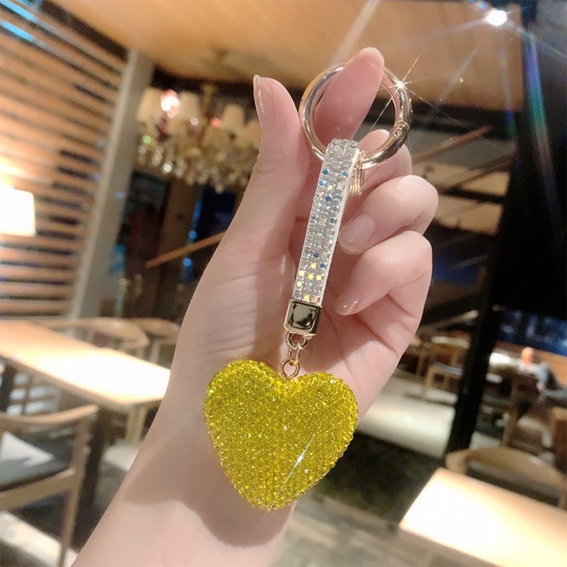 Strass Herz Schlüsselanhänger