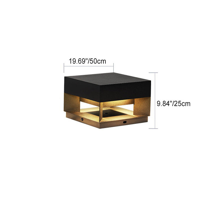 Karnz | LumaCast LED Außenleuchte | Moderne Edelstahl-Lampe | Wasserdicht | Garten & Landschaftsbeleuchtung