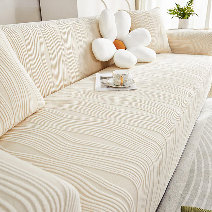 Jacquard Stretch Vollabdeckung Anti-Kratzer Couchbezug Weich Tierfreundlich | Karnz