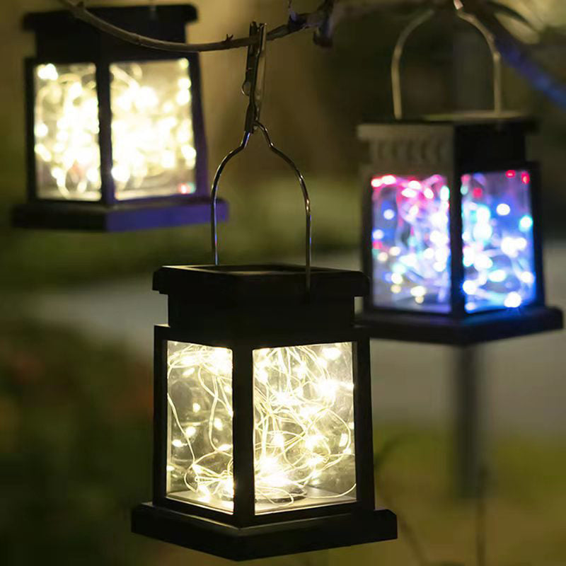 Moderne Minimalistische Solar Rechteckige Eisen Glas LED Außenleuchte Für Garten | Karnz