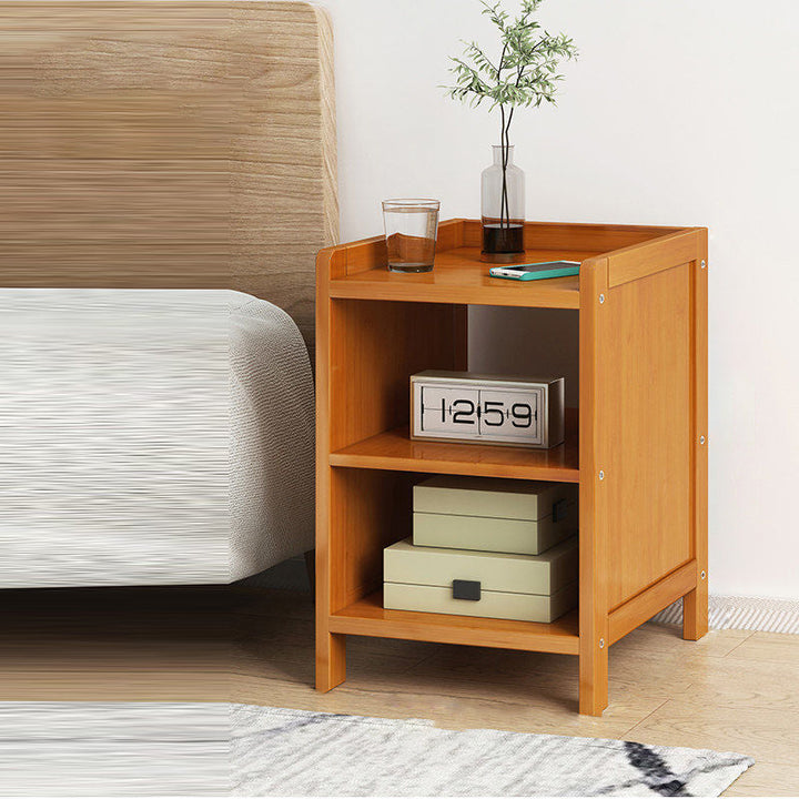 Sandsberg | BambooLux Nachttisch | Minimalistisches Bambus-Design | 1-2 Schubladen | Nachhaltig & Funktional für das Schlafzimmer