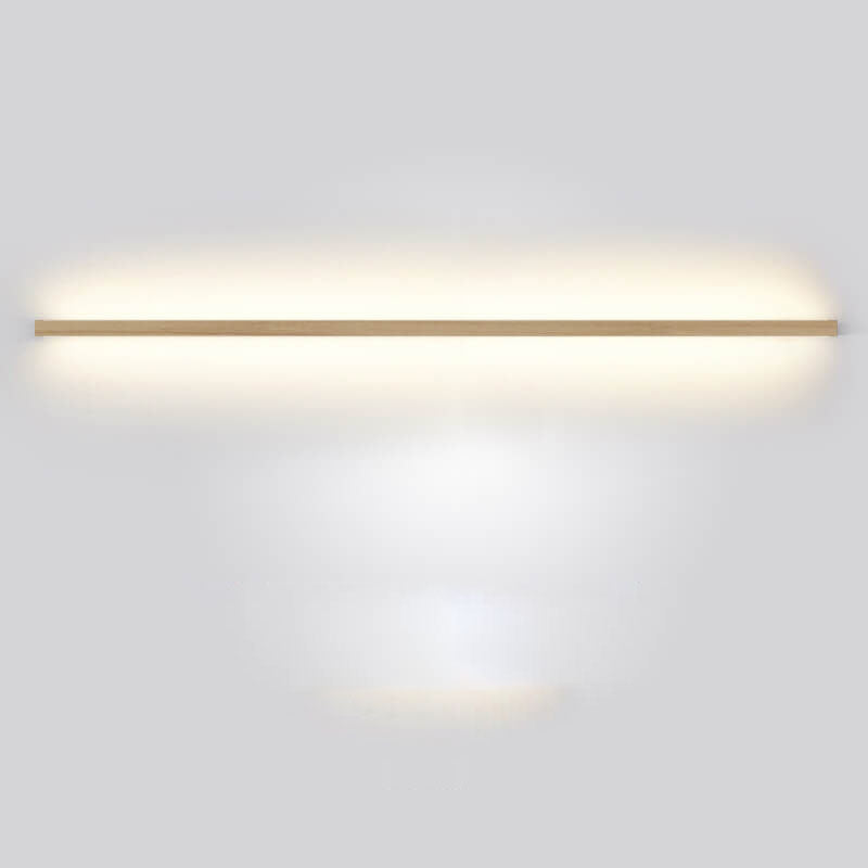 ZenBeam Japanische LED-Wandleuchte | Massivholzdesign | Modernes Akzentlicht