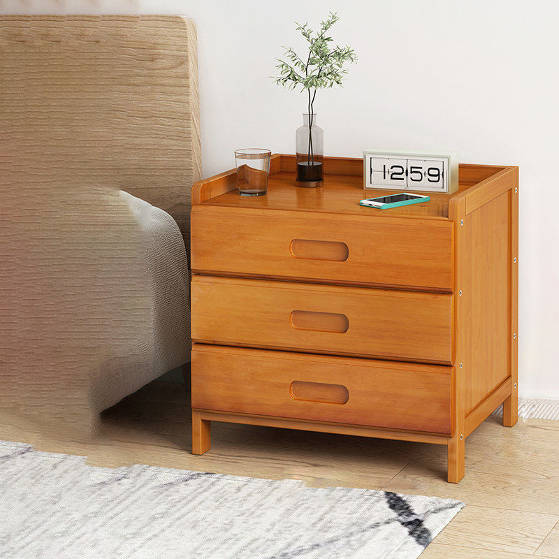 Sandsberg | BambooLux Nachttisch | Minimalistisches Bambus-Design | 1-2 Schubladen | Nachhaltig & Funktional für das Schlafzimmer