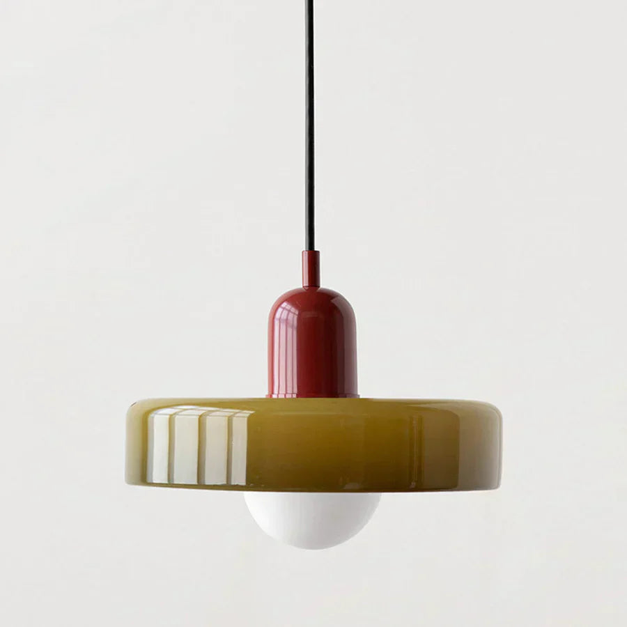 Skandinavische Pendelleuchte für Wohnzimmer und Esszimmer – Minimalistisches Design mit einstellbarer Höhe – Glas | Karnz