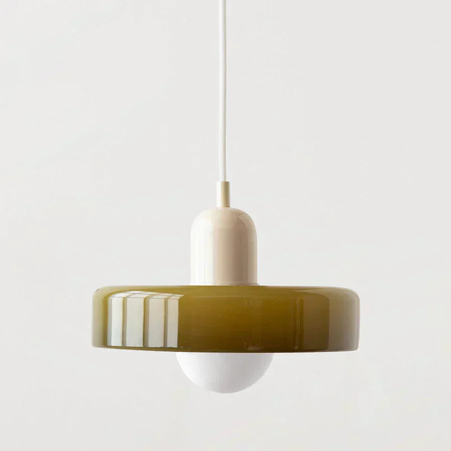 Skandinavische Pendelleuchte für Wohn- und Esszimmer – Minimalistisches Design mit verstellbarer Höhe – Glas