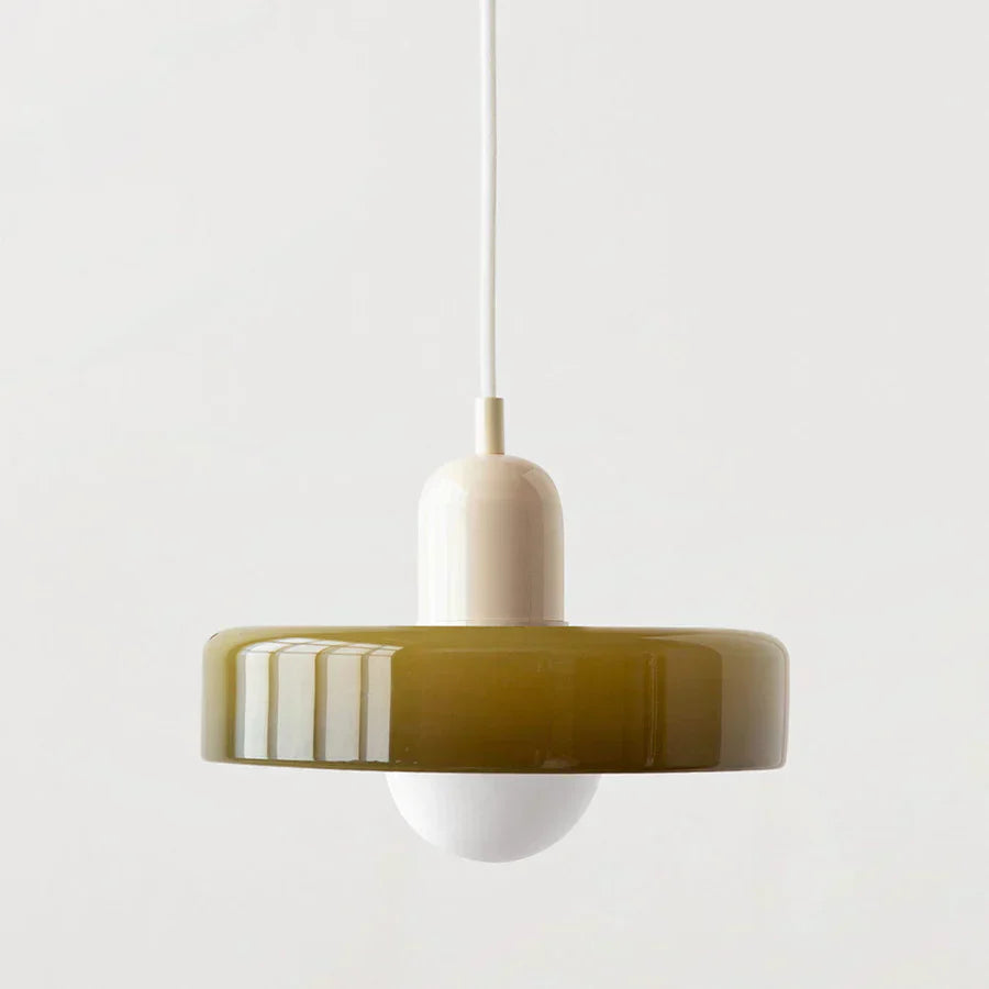 Skandinavische Pendelleuchte für Wohnzimmer und Esszimmer – Minimalistisches Design mit einstellbarer Höhe – Glas | Karnz