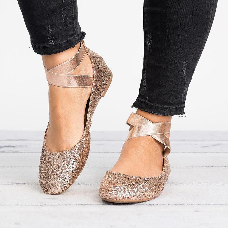Damen Pu Nubuck Flach Casual Ballerina Schuhe
