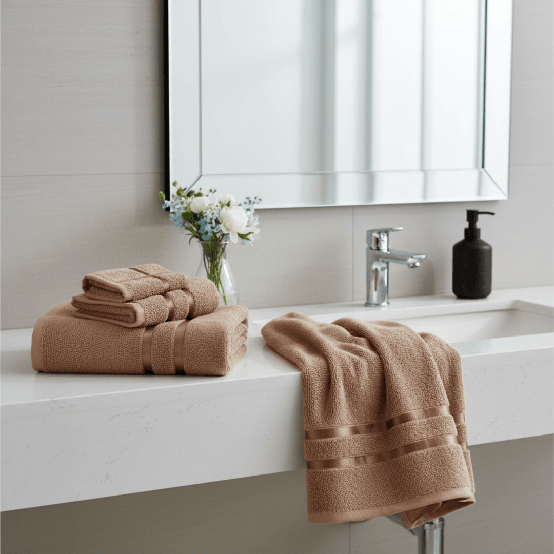 Elenora Casa Handtücher | Weich, leicht & hoch saugfähig | Premium-Baumwolle | Elegante Hand- und Gesichtstücher für stilvolle Pflege