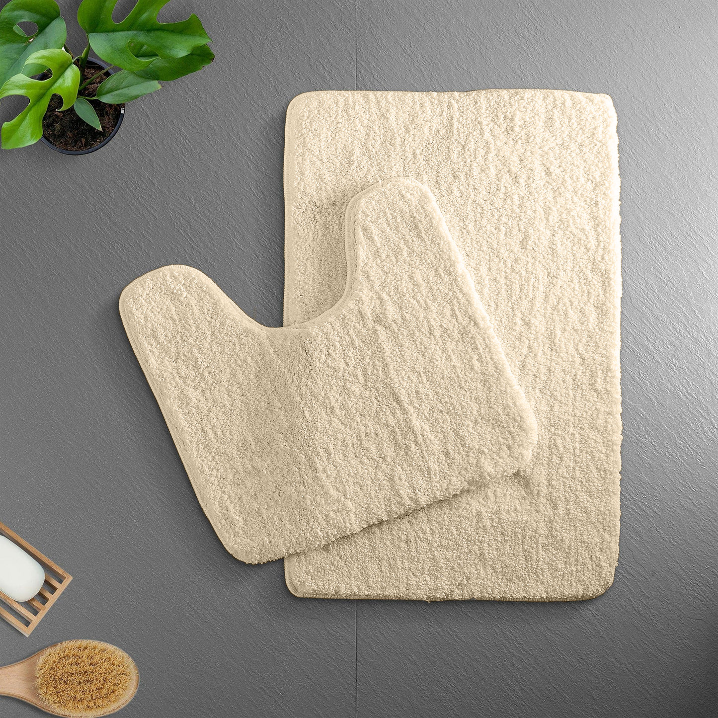 PlushHaven Badematte – Ultraweiche, rutschfeste Mikrofasermatte mit schneller Wasseraufnahme