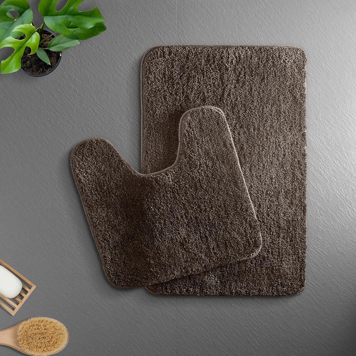 PlushHaven Badematte – Ultraweiche, rutschfeste Mikrofasermatte mit schneller Wasseraufnahme
