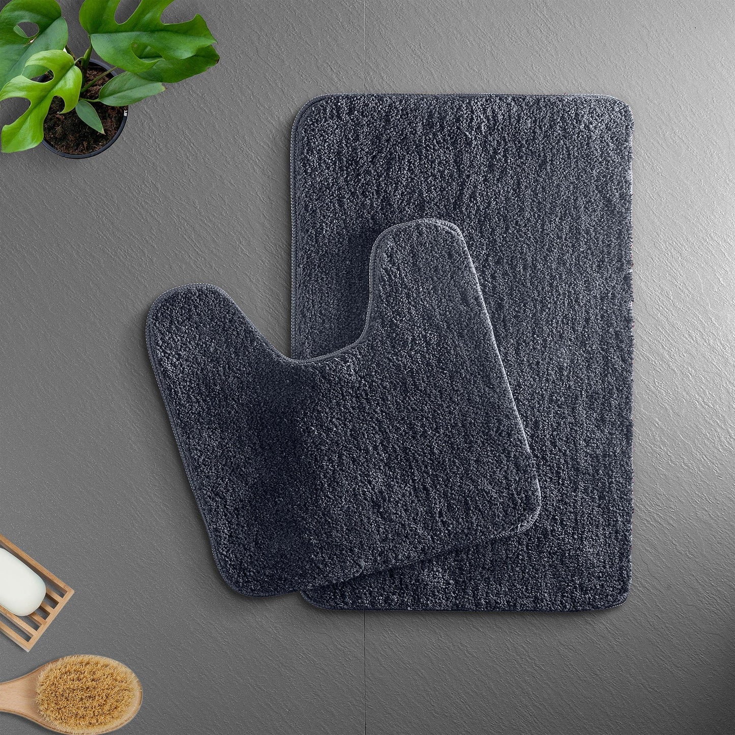 PlushHaven Badematte – Ultraweiche, rutschfeste Mikrofasermatte mit schneller Wasseraufnahme