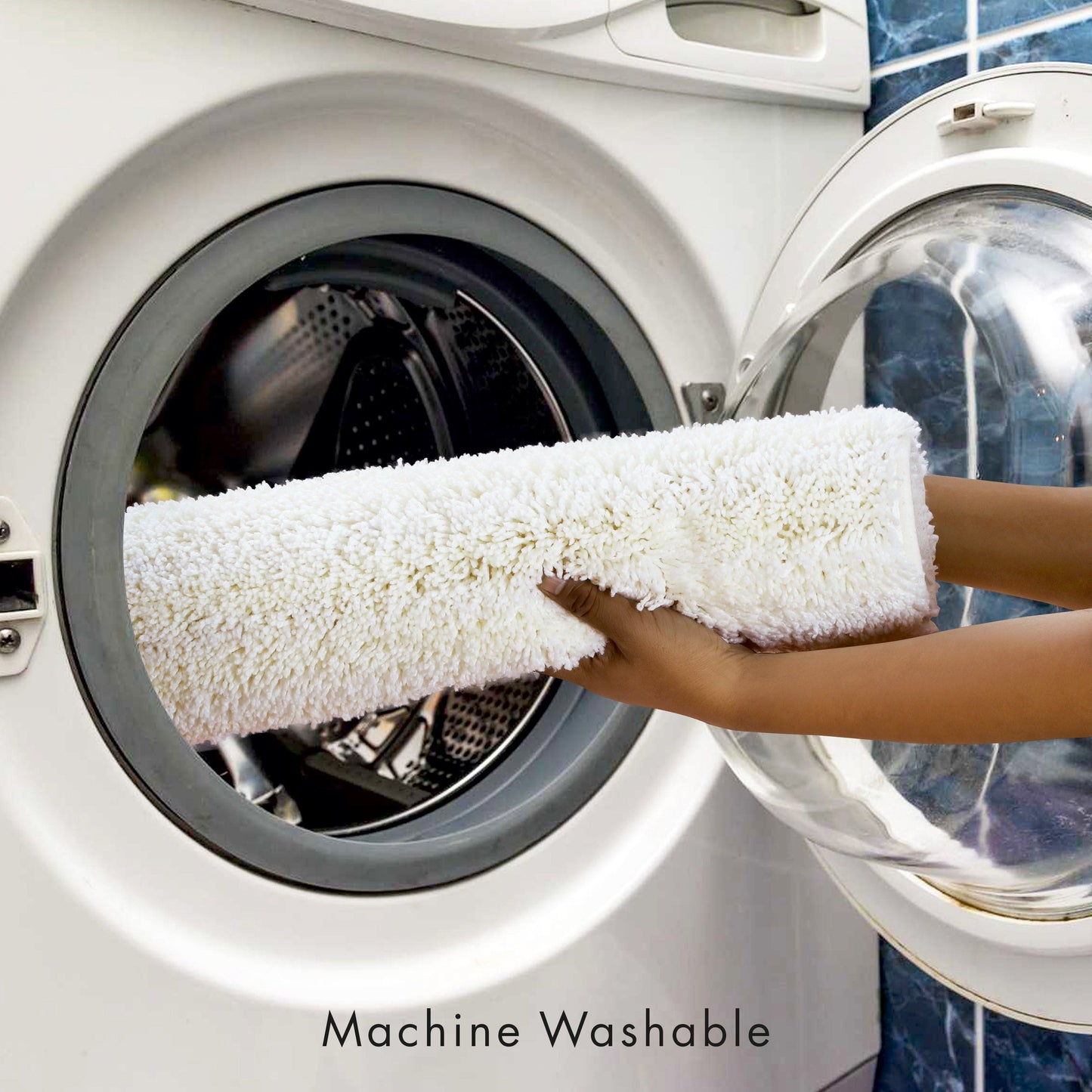 PlushHaven Badematte – Ultraweiche, rutschfeste Mikrofasermatte mit schneller Wasseraufnahme
