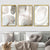 Beige-graues Set mit 3 Aquarellformen als Wanddekoration