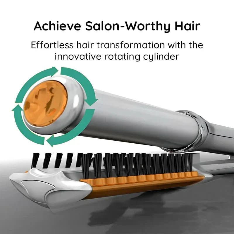 2-in-1-Drehhaarbürste für müheloses Styling