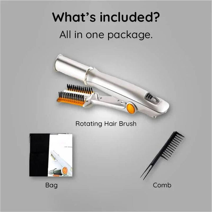 2-in-1-Drehhaarbürste für müheloses Styling