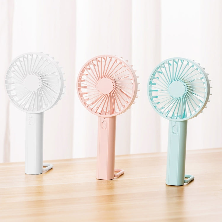 F35 Mit Hängehole Wiederaufladbarer Kühlventilator Leistungsstarker Tragbarer Ventilator 1200mAh Tischventilator (Babyblau) | Karnz