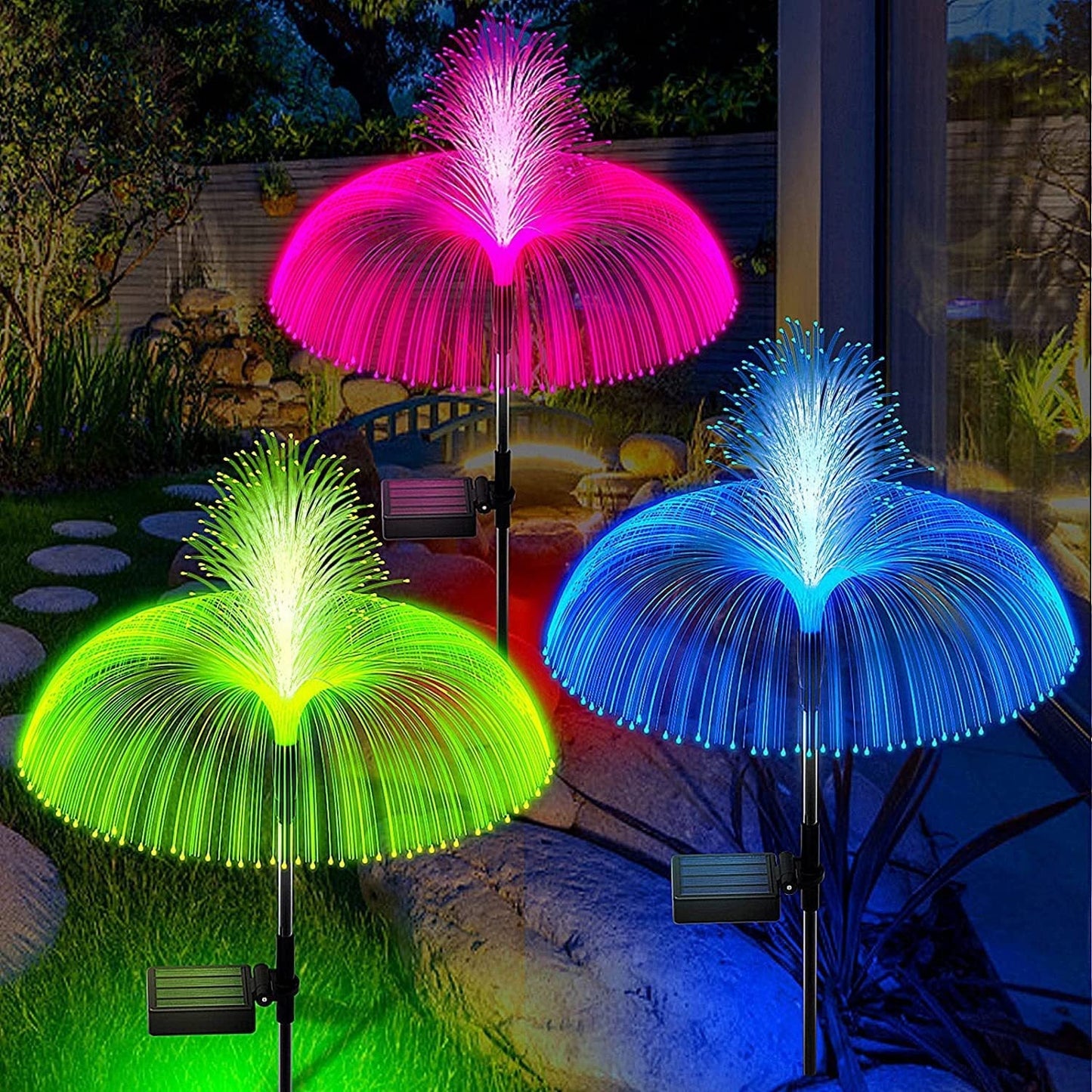 Solarbetriebene schwebende Quallen Gartenlichter | Karnz