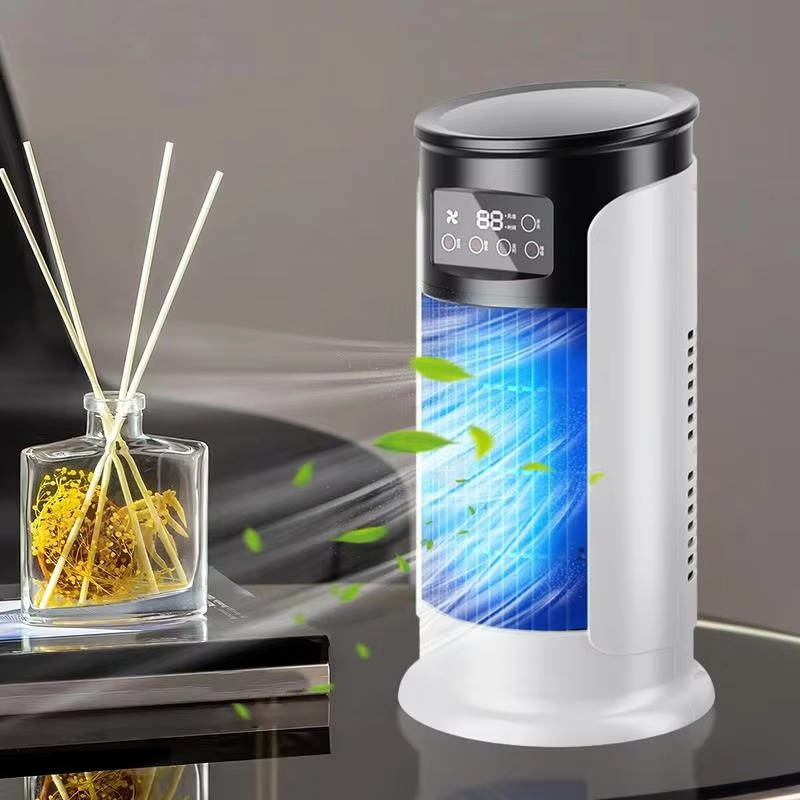 Tragbare Klimaanlagenventilator Verdunstungskühler USB Leise Timer Raumkühlung Kleiner 10 oz Wassertank Persönlicher Kühler Einstellbar | Karnz