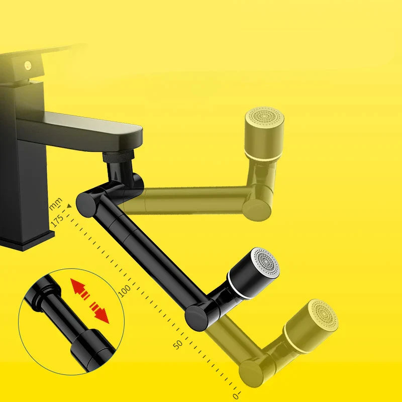 FlexiFlow 360° drehbarer und ausziehbarer Wasserhahnkopf Karnz