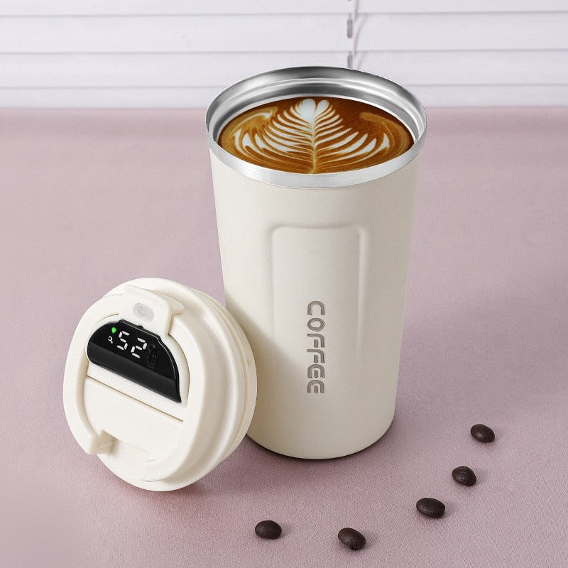 LED-Temperaturanzeige Smart Thermoskaffee Becher | Karnz
