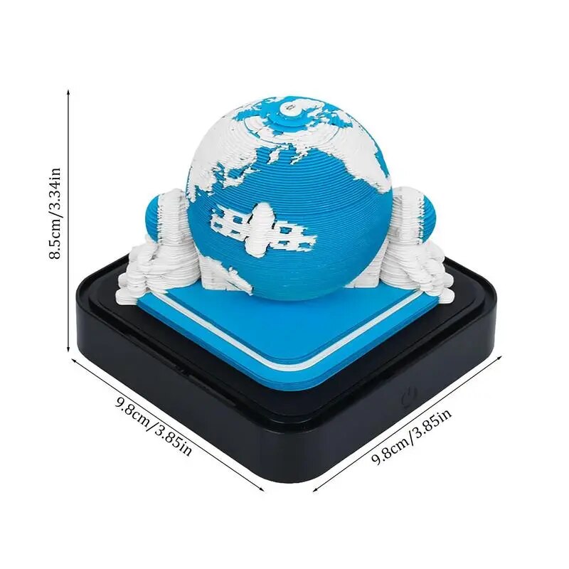 3D Earth Wanderer Kalender Memo Karnzock | Karnz