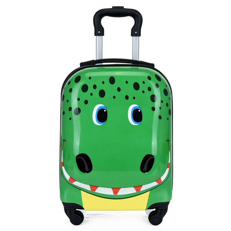 Sydney Kinderkoffer – 3D Tier Trolley mit 360° Rädern und verstellbarem Griff | Leicht und stoßsicher | Karnz