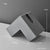 Minimalist Abstract L-förmiger skulpturaler Taschentuchspender für Wohnzimmer Kaffeetisch Küche Arbeitsplatte Desktop Nordic Stil Wohnkultur | Karnz
