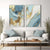 Modern Abstract Golden Blue Liquid Marble Print Wandkunst Fine Art Leinwanddrucke Bilder für Wohnzimmer Schlafzimmer Nordische Wohnkultur | Karnz