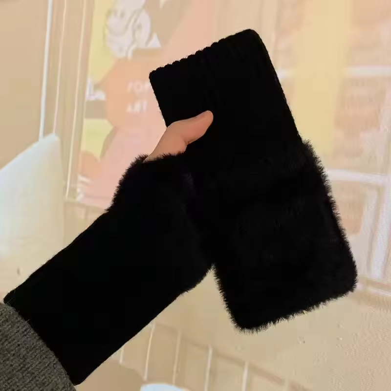 Unisex Fleece Ohnefingerhandschuhe – Warm, Weich und Funktional | Karnz