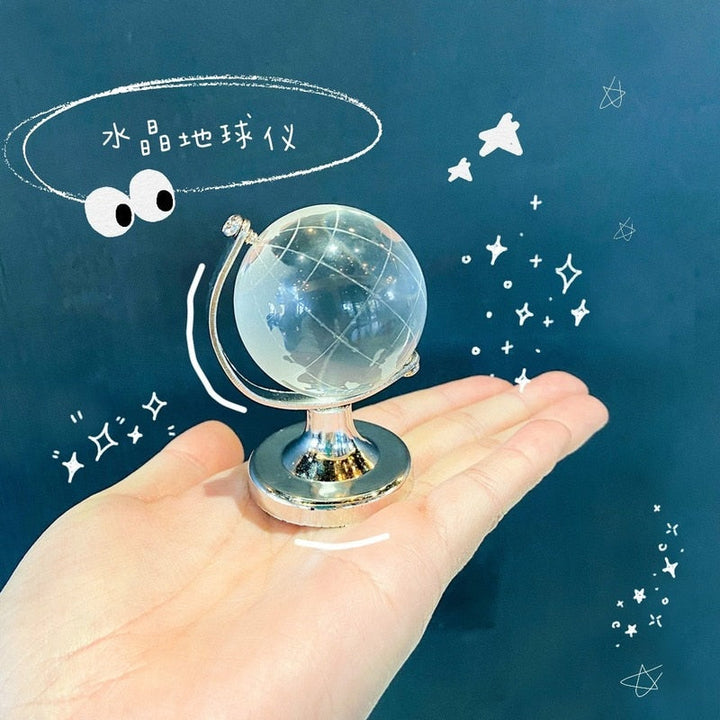 Kristallklarer Miniatur-Globus | Karnz