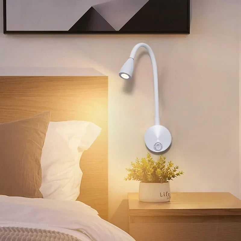Karnz | Versatile LED wall light: Modern, flexible, perfect for reading in bed