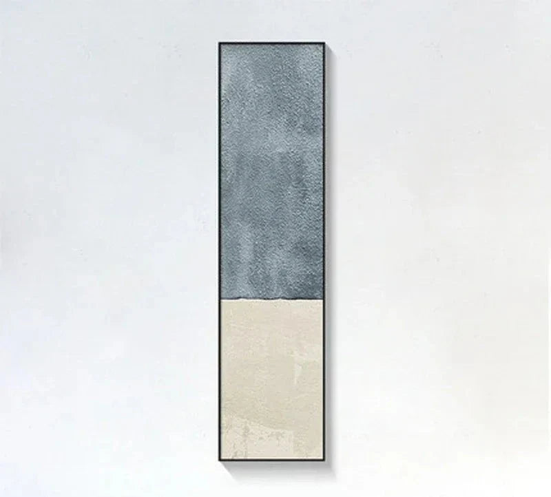 Minimalistische urbane abstrakte Wandkunst Fine Art Leinwanddrucke Hohe vertikale Bilder für Eingangsfoyer Wohnzimmer Heim Büro Dekor | Karnz
