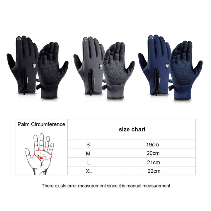 Winter wasserdichte thermische Touchscreen-Handschuhe