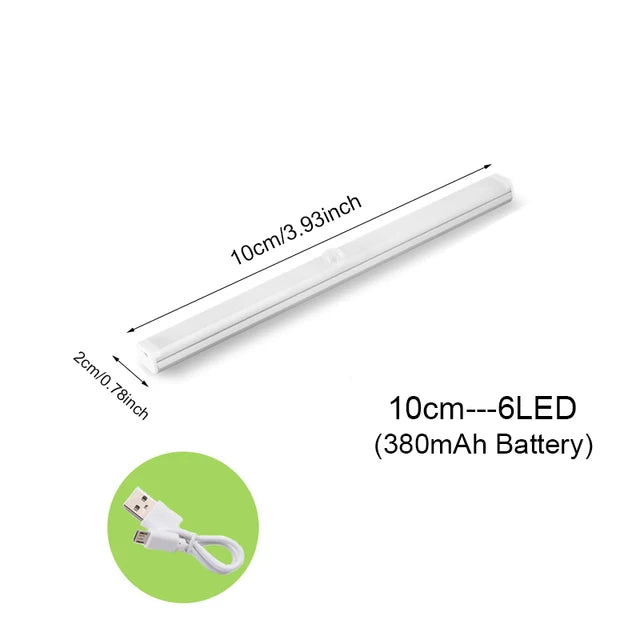 USB-wiederaufladbare Bewegungsmelderlampe
