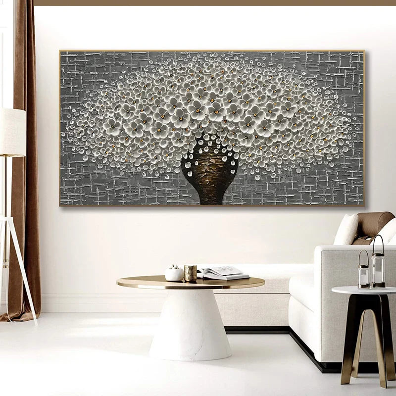 Moderne abstrakte Blumenbaum Wandkunst Fine Art Leinwanddrucke Große Größen Bilder Für Wohnzimmer Schlafzimmer Home Office Kunstdekoration | Karnz