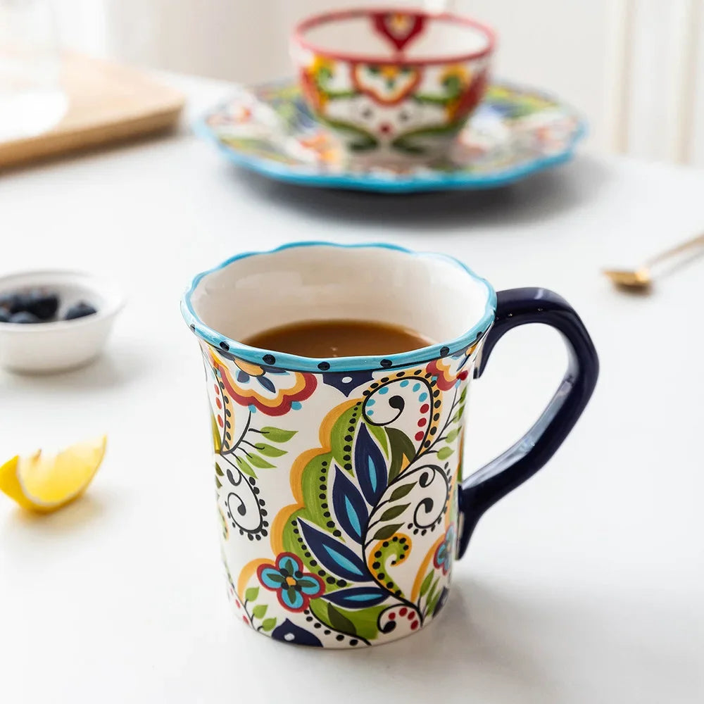 Bohemian Blossoms Kaffeetasse | Karnz