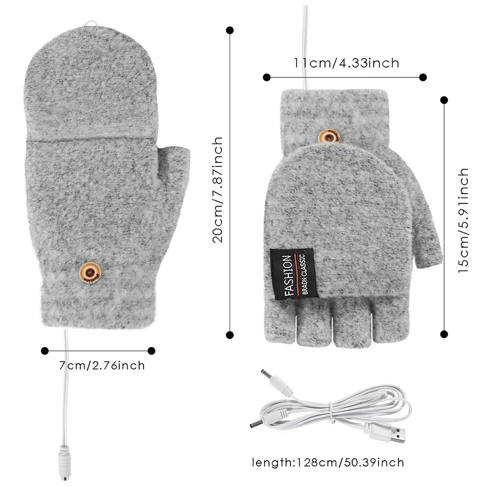 USB Wiederaufladbare Warm Welle Heizte Handschuhe | Karnz